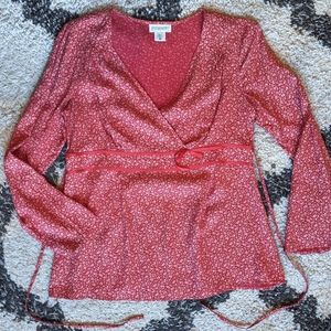 🔥3/$23 Motherhood Maternity V Neck Blouse